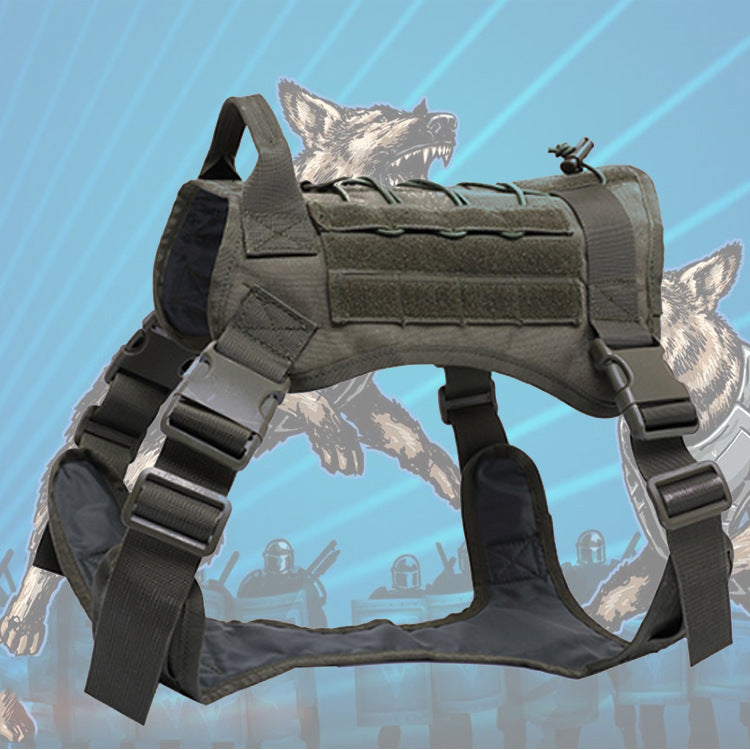 Waterproof Tactical Dog Vest for Medium to Large Dogs