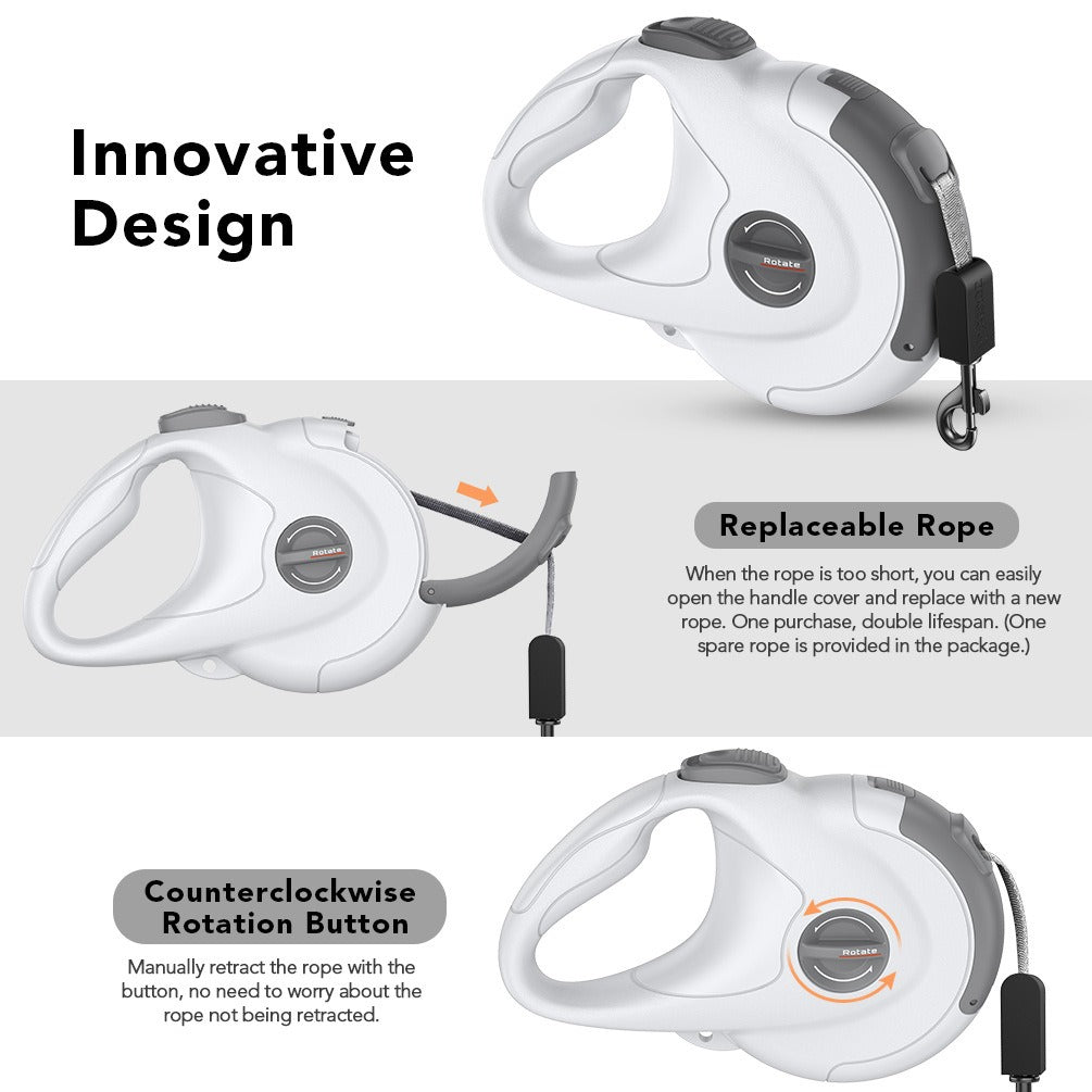 Reflective Retractable Dog Leash
