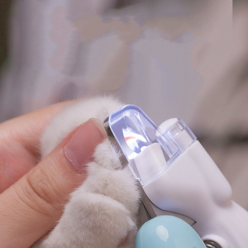 LED Pet Nail Clippers with Electric Grinder