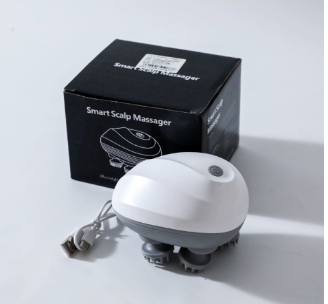 Electric Scalp Massager with Kneading Therapy Vibrator