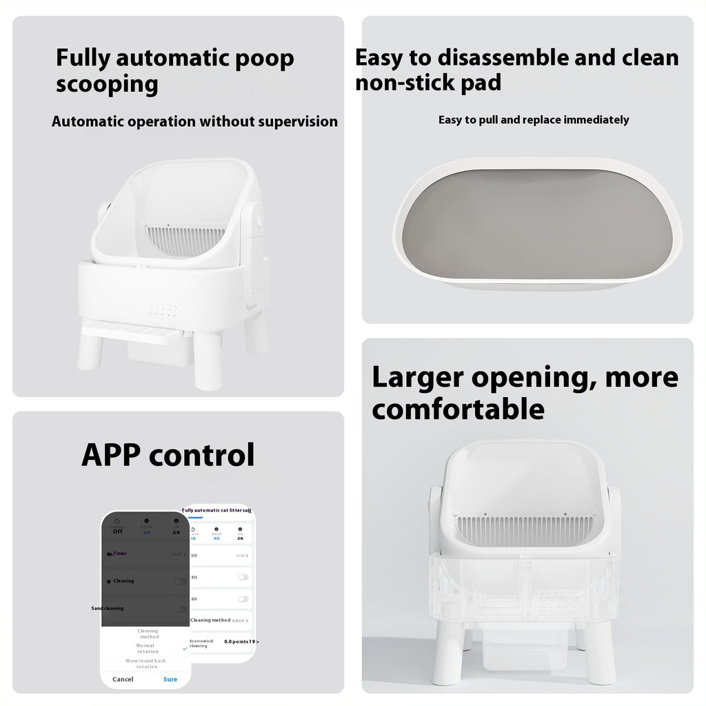 Fully Automatic Oversized Litter Box