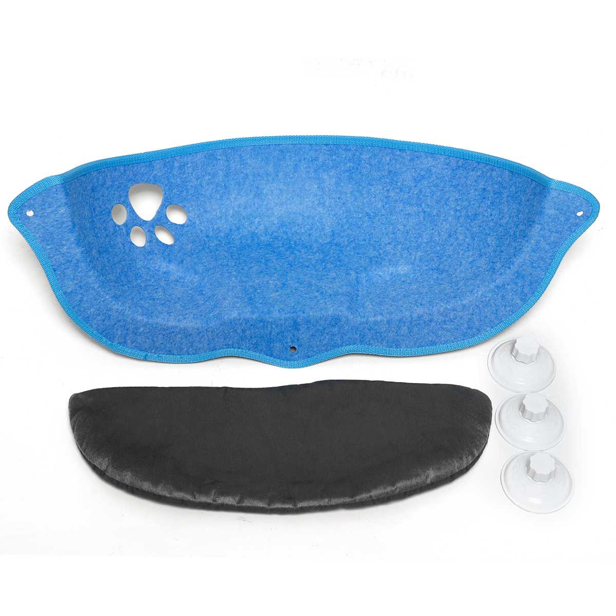 Removable Suction Cat Hammock for Sunbathing