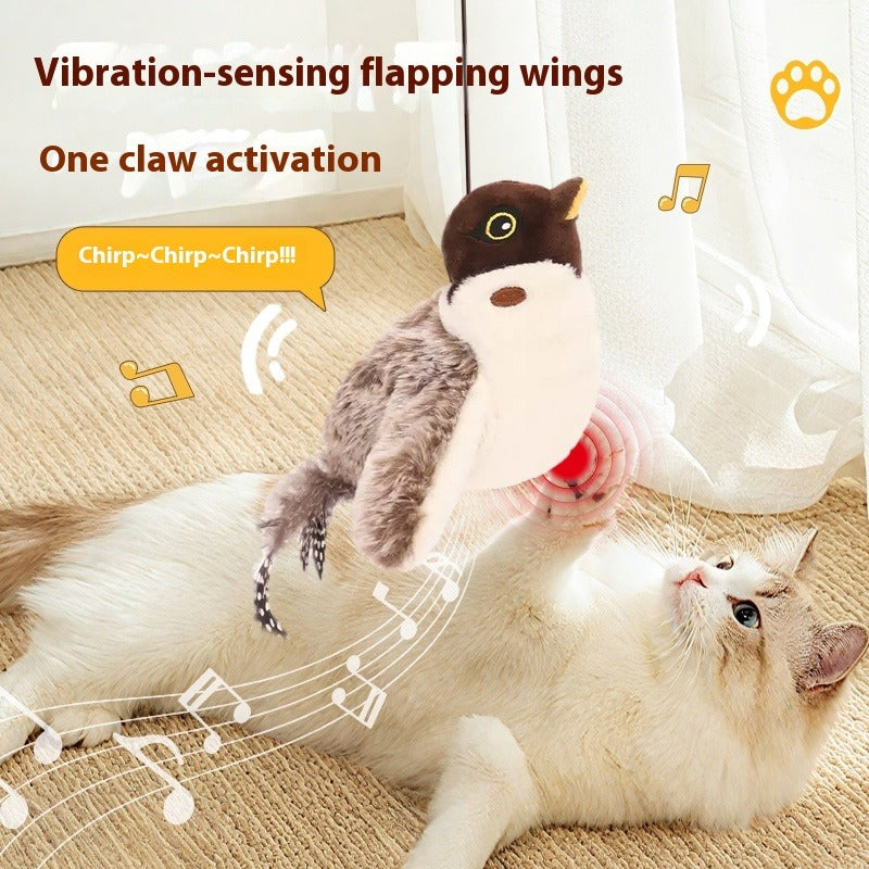 Electric Shaking Bird Cat Toy