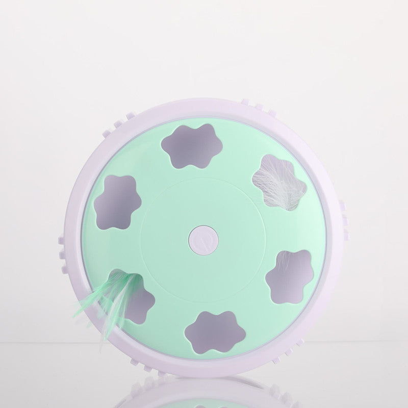 LED Flash Feather Cat Toy for Interactive Play