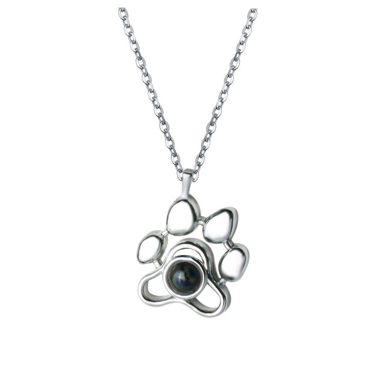 Stainless Steel Necklace and Keychain Set
