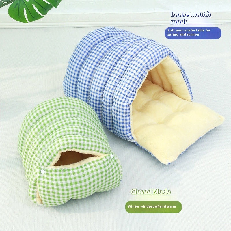 Removable Washable Enclosed Cat Bed (2 Sizes)