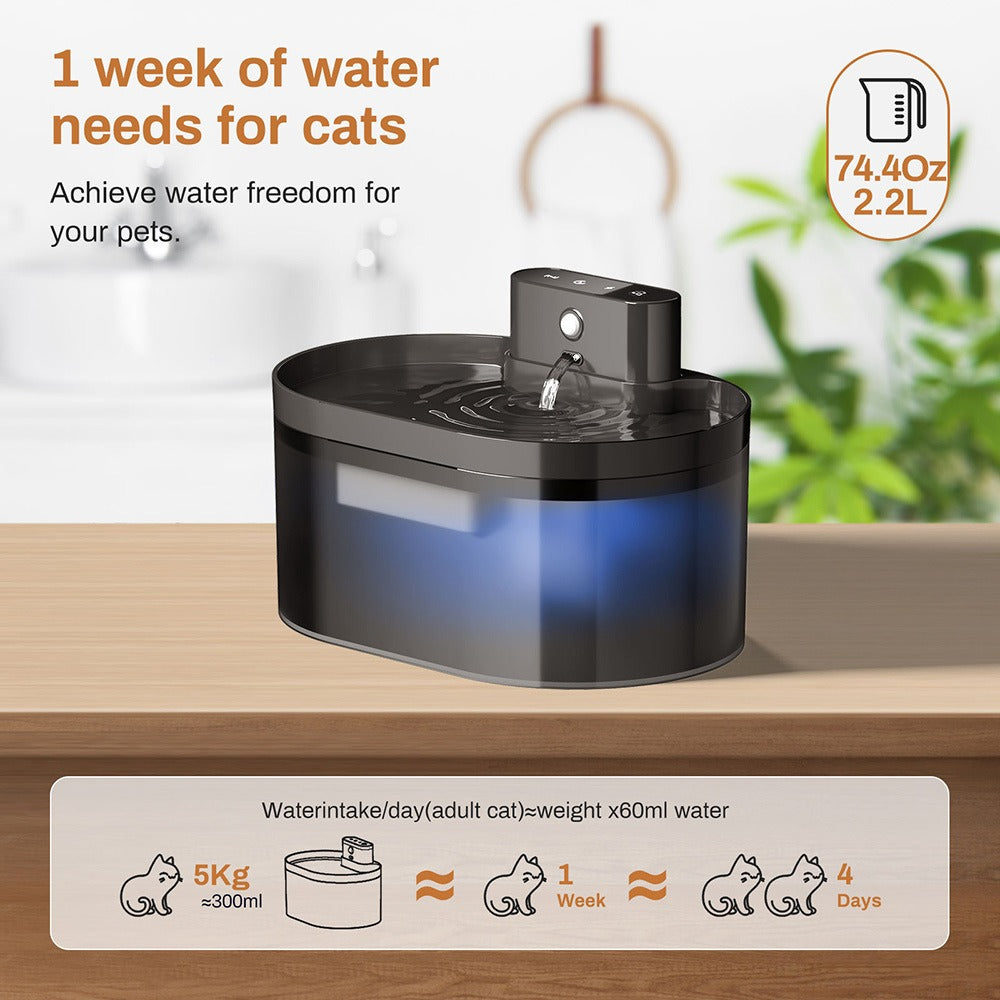 32L Stainless Steel Pet Water Fountain