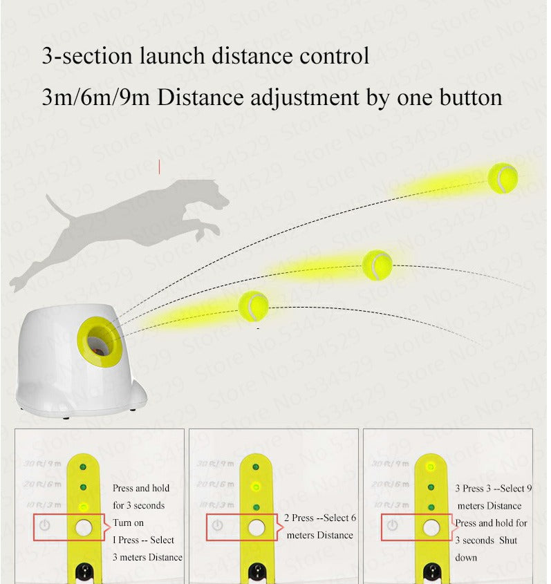 Automatic Dog Ball Launcher Toy