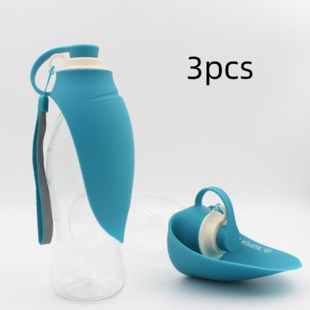 Portable Pet Water Dispenser with Bowl