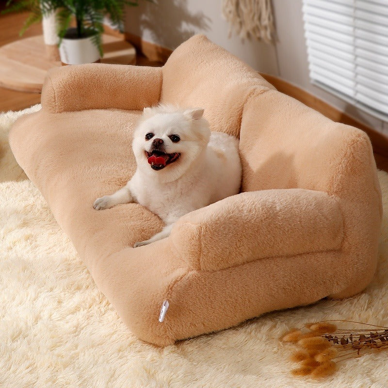 Flannel Warm Large Cat Sofa Pet Kennel