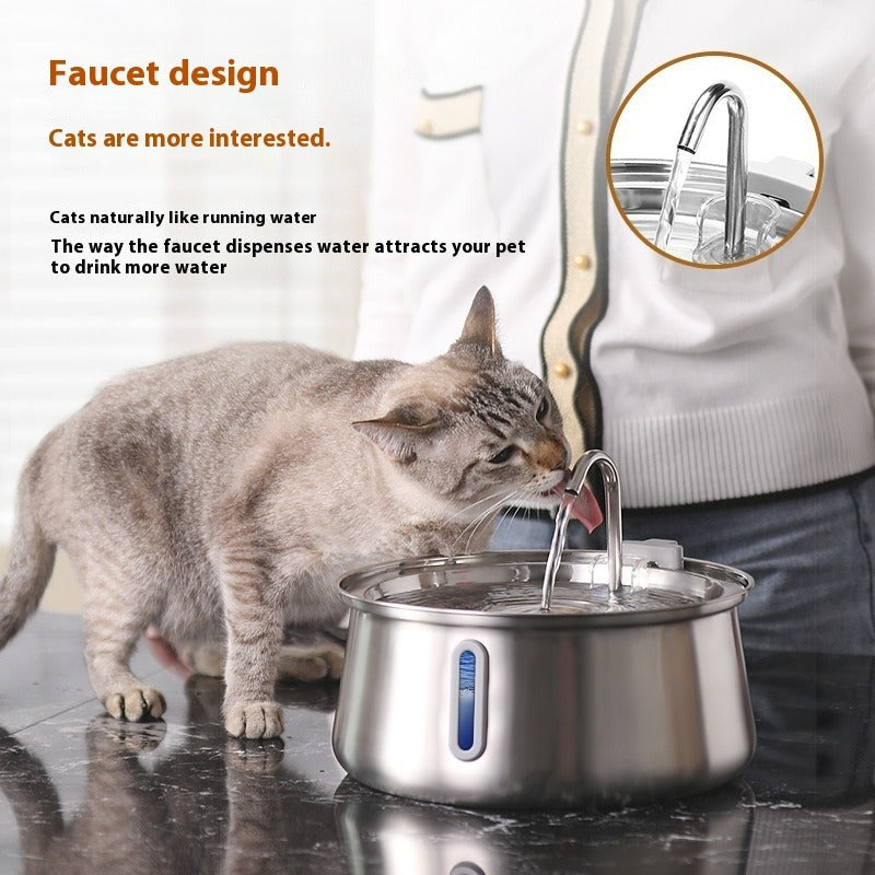 Pet Stainless Steel Water Dispenser