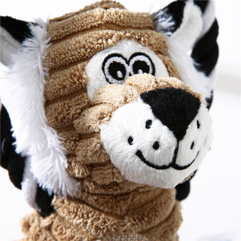 Amazon Plush Pet Toys - Monkey, Lion, Elephant Interactive