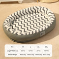 Oval Plush Pet Bed for Cats & Dogs