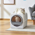 Semi-automatic Cat Litter Box with Deodorization