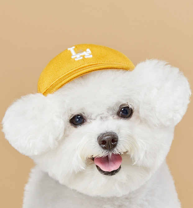 Korean Fashion Dog Baseball Cap - Little Red Book Style