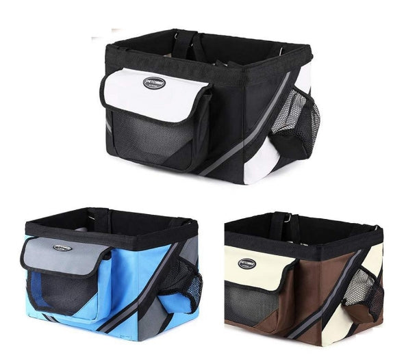 Pet Bicycle Basket, Cat and Dog Backpack