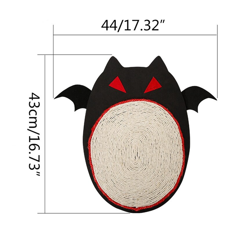 Halloween Bat Cat Scratching Toy and Mat (New Design)