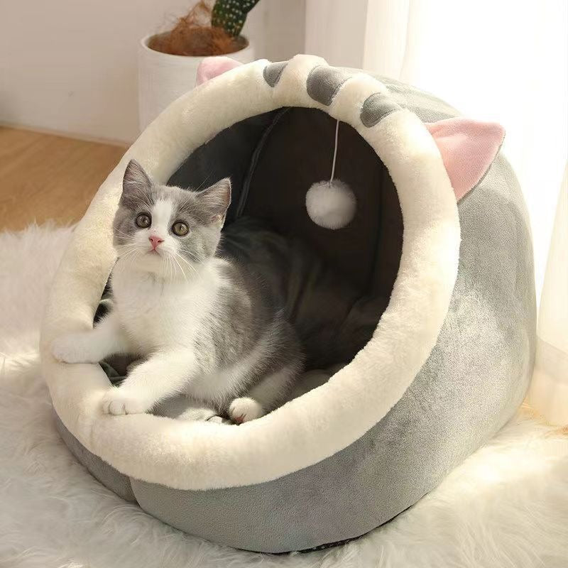 Four Seasons Semi-closed Pet Bed