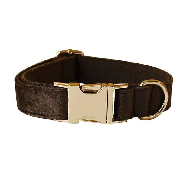 Velvet Dog Collar Pet Necklace