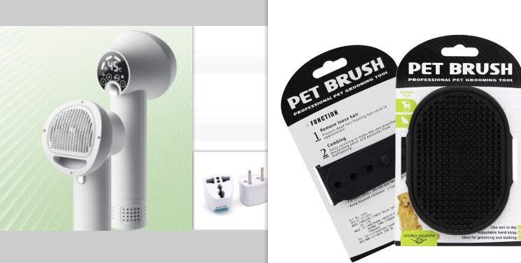 Smart Pet Grooming Hair Dryer & Comb