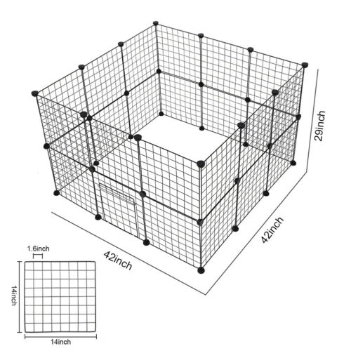 Cat Cage, Pet Isolation Door, Indoor Small Dog Fence