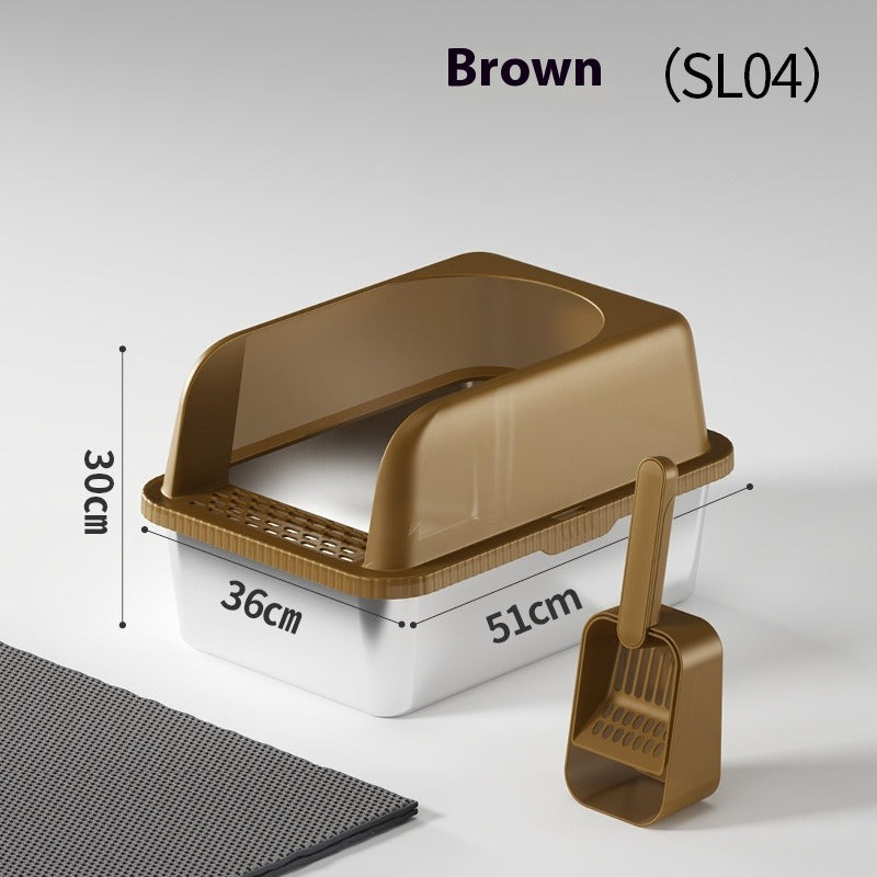 Stainless Steel Cat Litter Box Medium