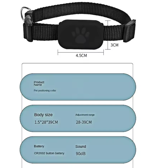 Smart Silicone Pet Collar Locato