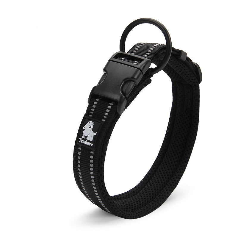 Reflective No-Choke Padded Dog Collar