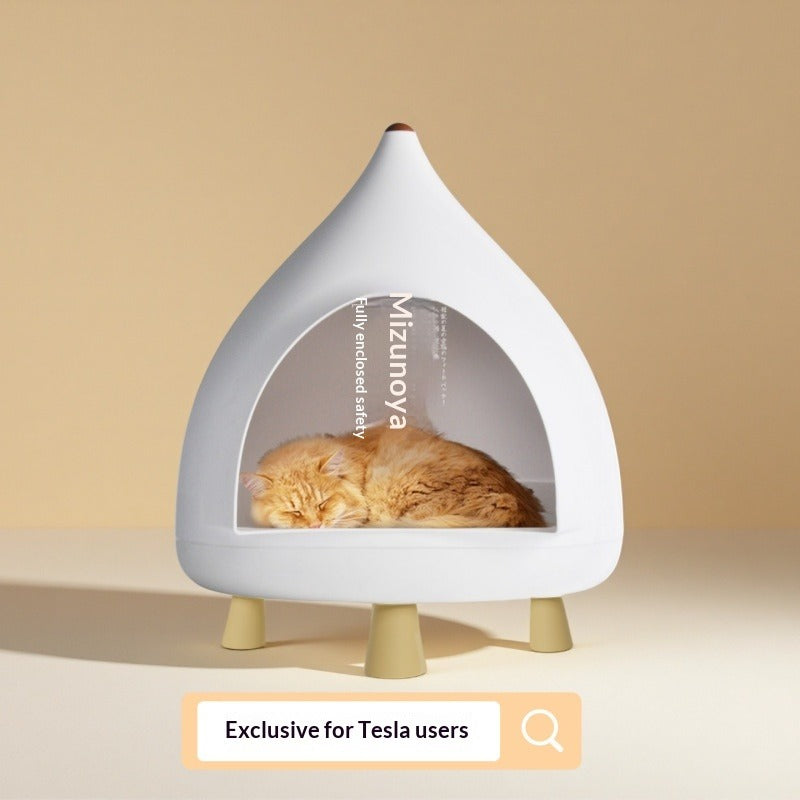 Enclosed Cat Bed All-Season Pet Nest