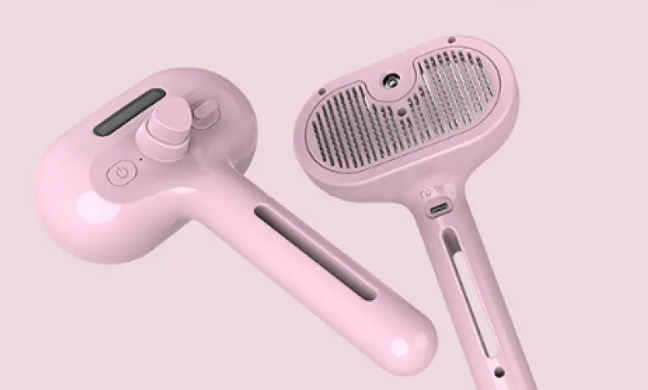 Self-Cleaning Pet Comb with Mist Spray