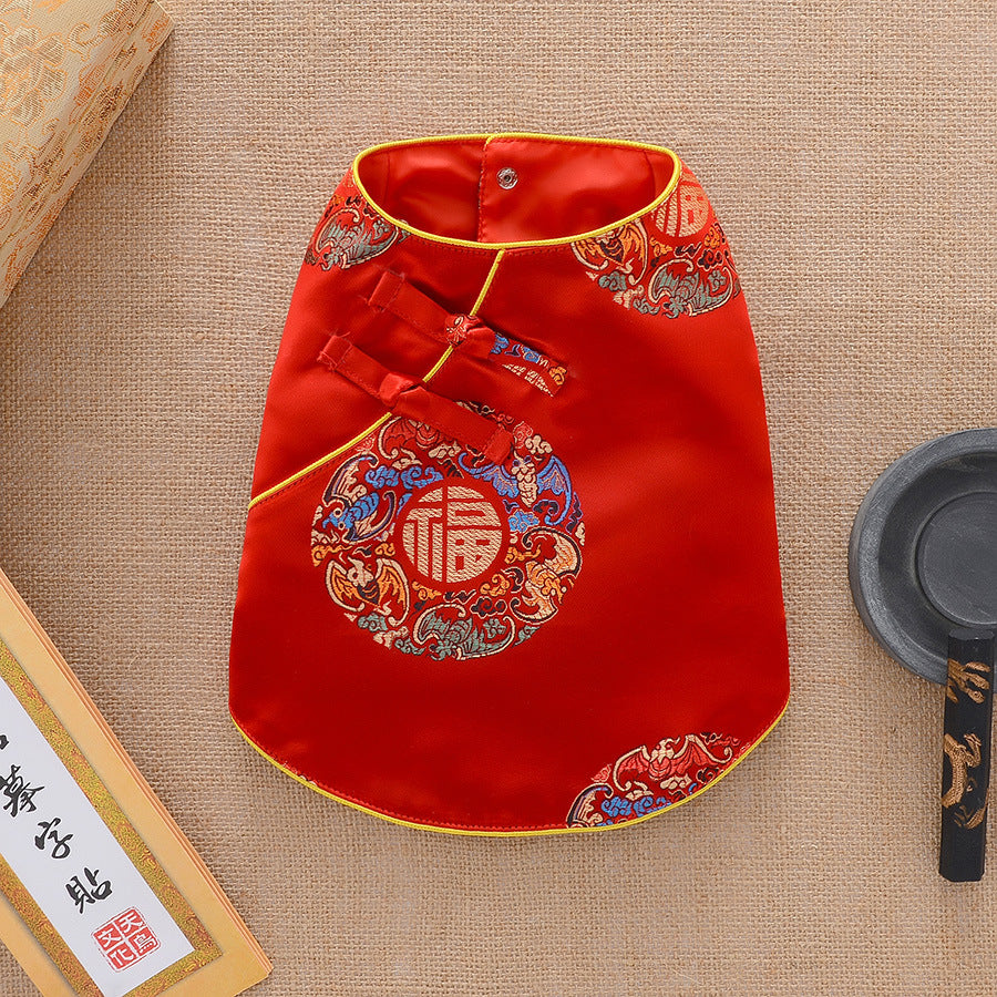 Winter Thickened Warm Dog Tang Suit Clothing