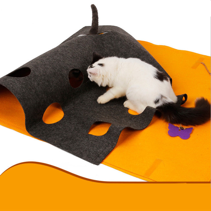Cat Hide and Seek Play Mat for Cats