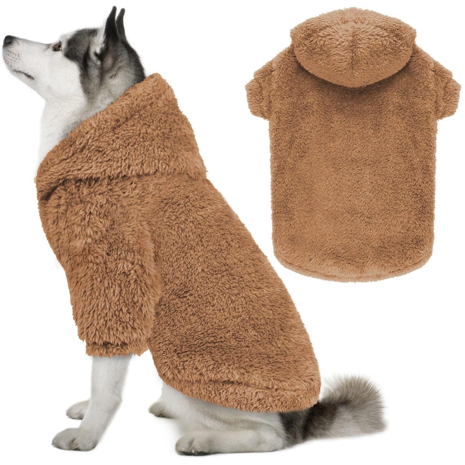 Flannel Bathrobe for Small and Medium Dogs