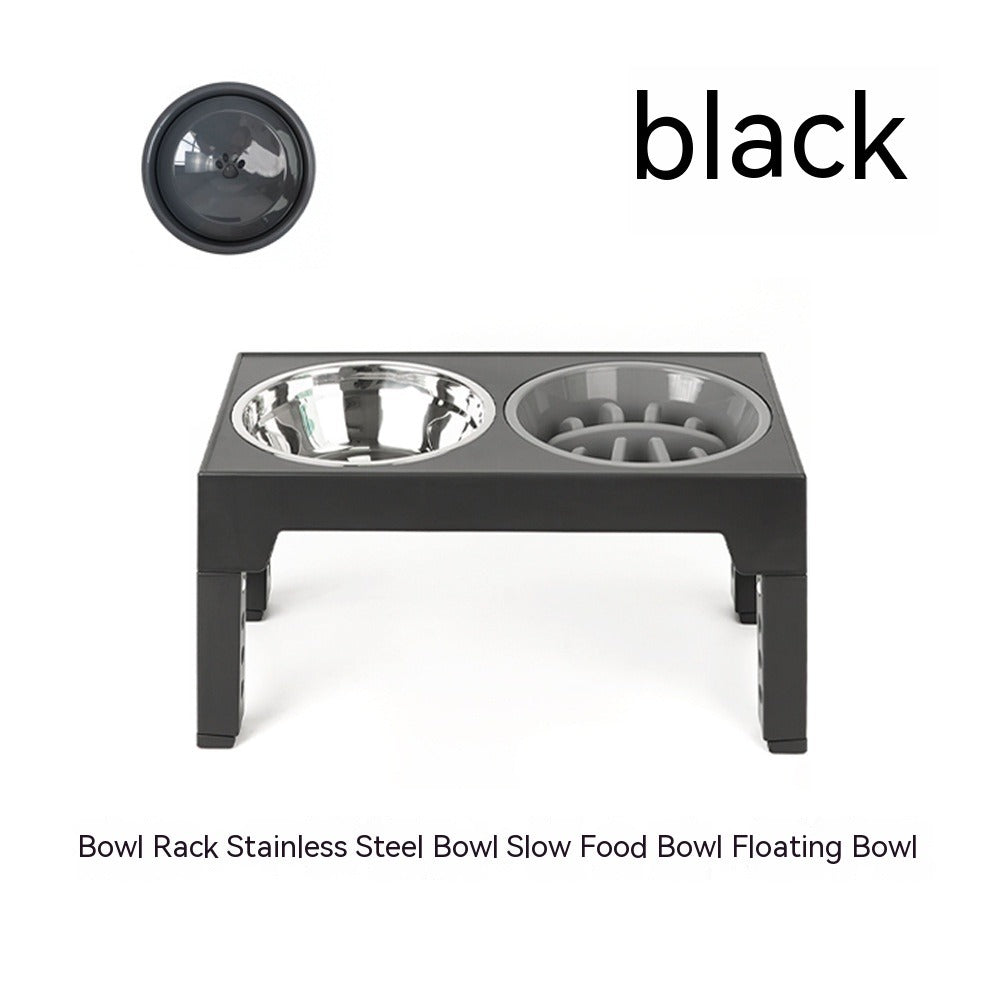 Adjustable Elevated Dog Bowl Feeder