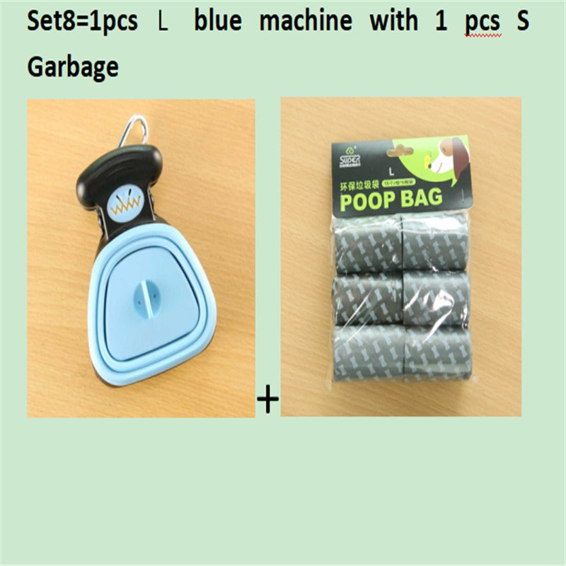 Foldable Dog Pooper Scooper with Bags