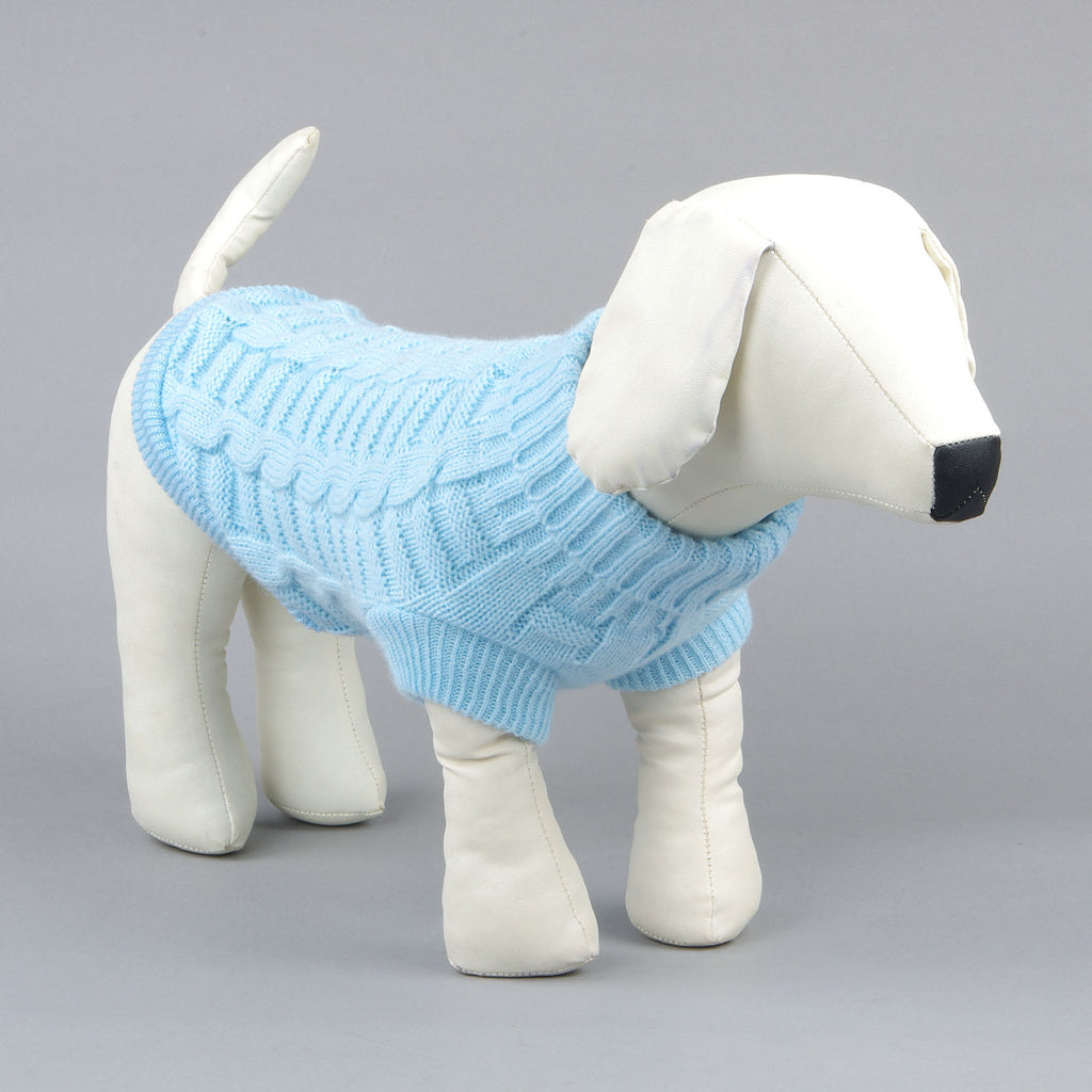 Solid Color Dog Sweater for Pets and Cats