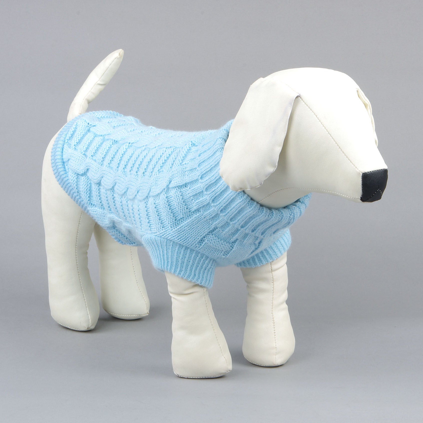Solid Color Dog Sweater for Pets and Cats