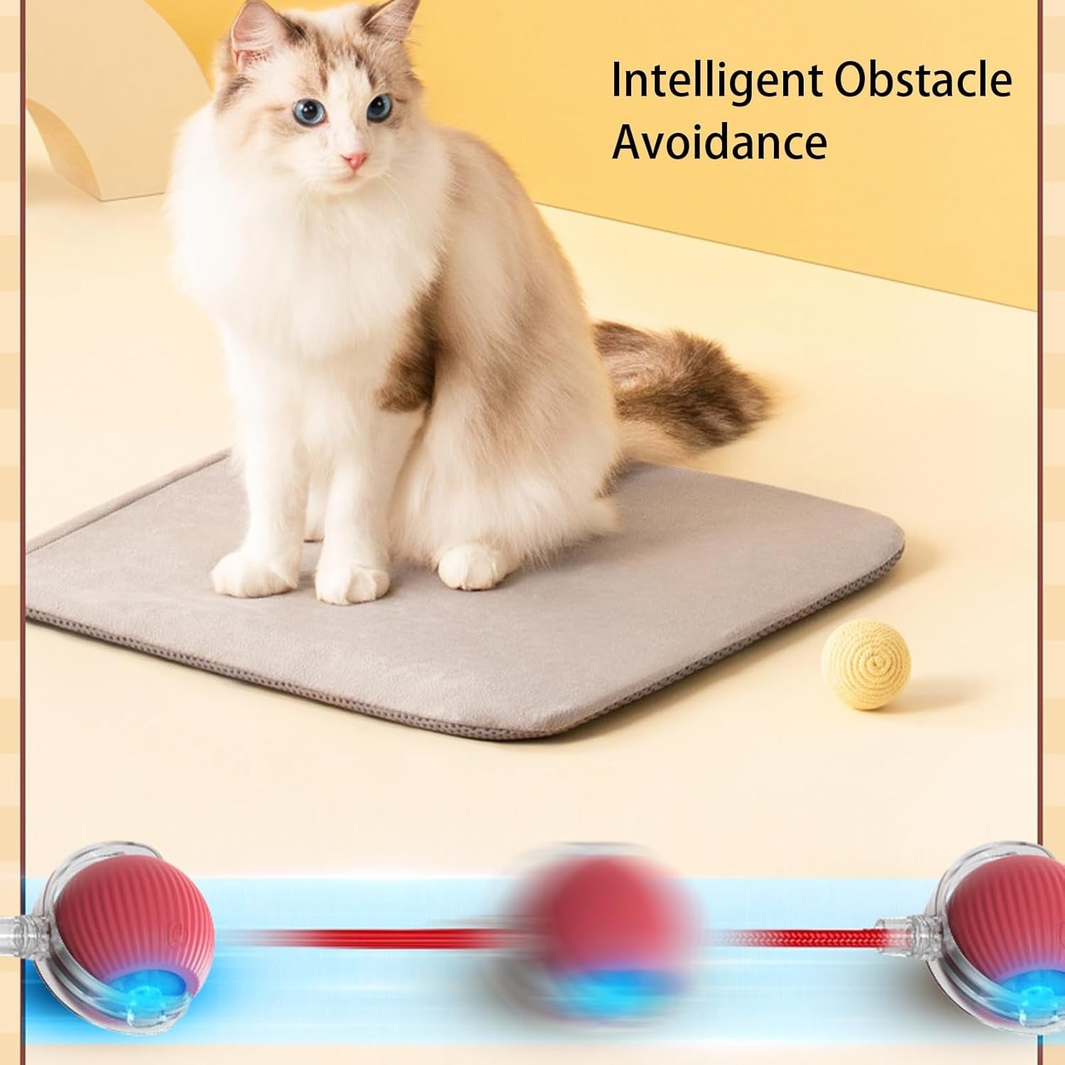 Interactive Rolling Ball Toy for Dogs and Cats