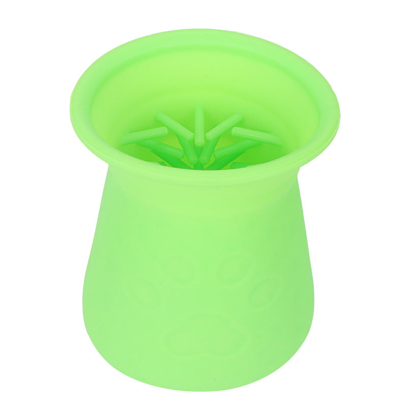 Portable Silicone Pet Foot Washing Cup for Outings