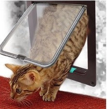 4-Way Lockable Pet Door Flap, ABS Plastic