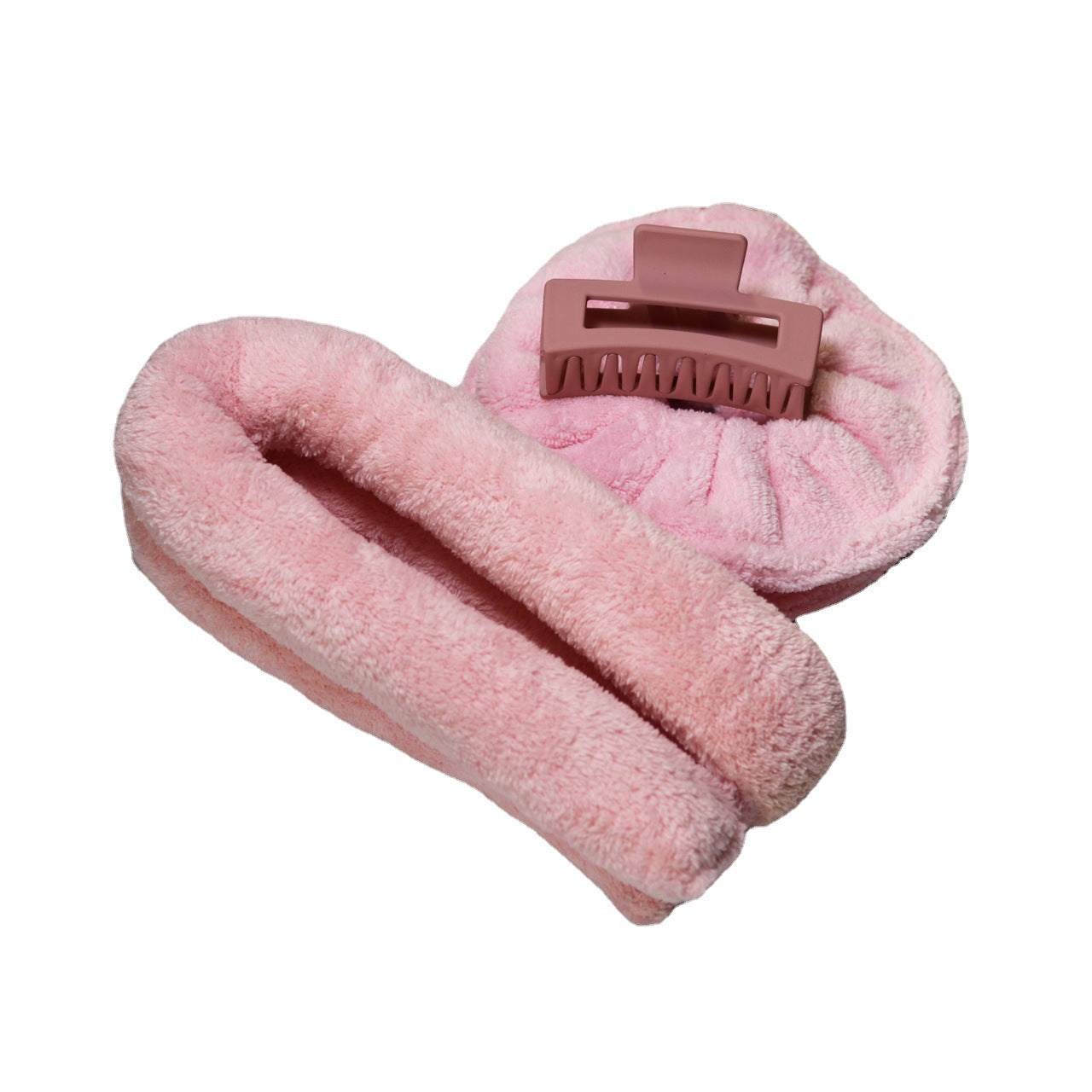 2023 Spring Coral Fleece Heatless Curling Rod