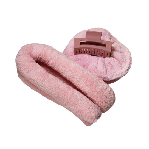 2023 Spring Coral Fleece Heatless Curling Rod