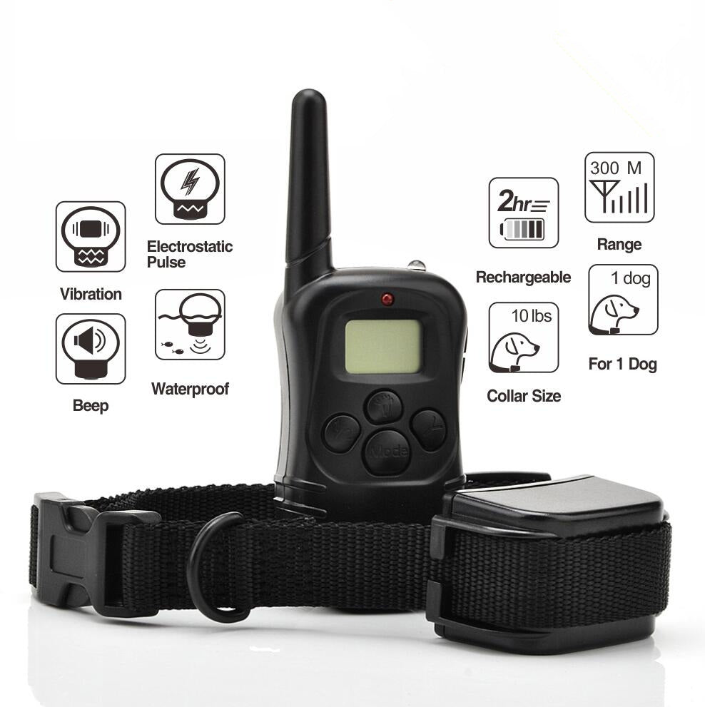 Dog Training Collar with Bark Control and Shock Feature