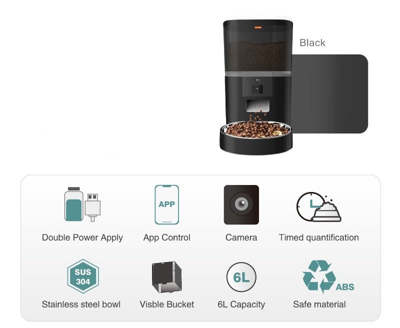 Smart Pet Feeder with Video Camera
