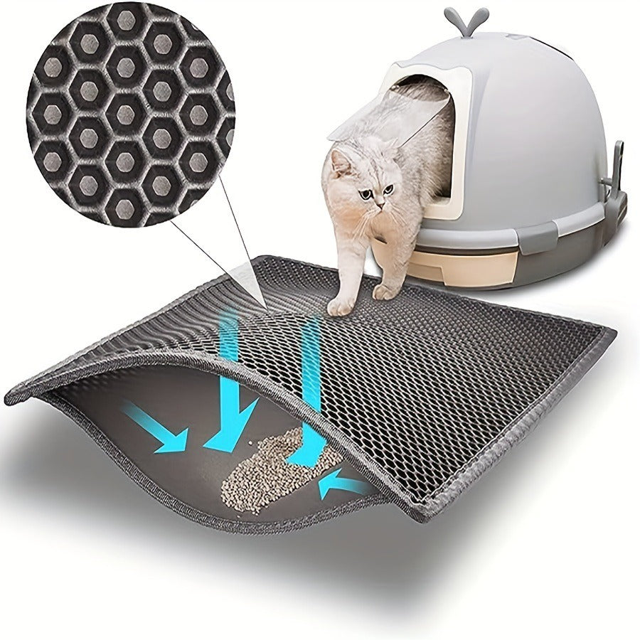 EVA Double-Layer Anti-Splash Cat Litter Mat