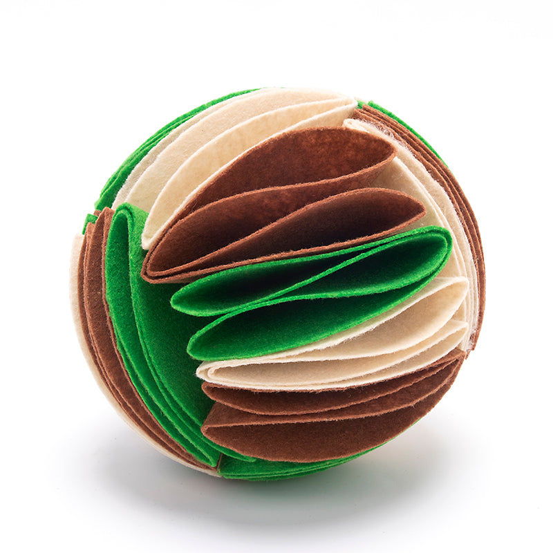 Foldable Dog Snuffle Ball for IQ Training Games