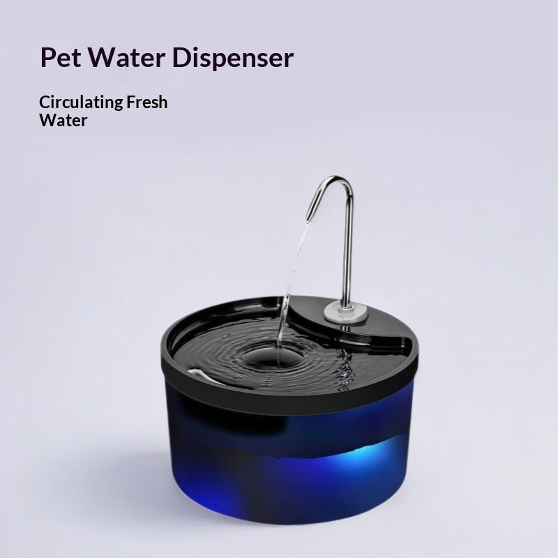 Smart Filtered Pet Water Fountain – Quiet Circulating Dispenser