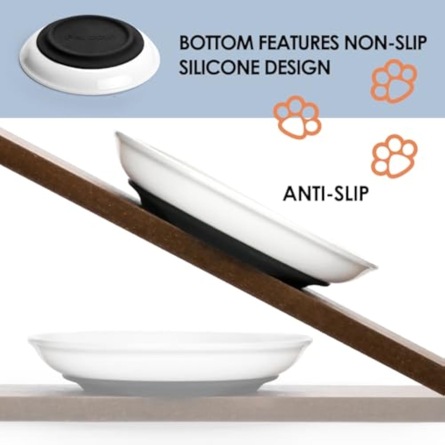Ceramic Whisker-Friendly Cat Bowl