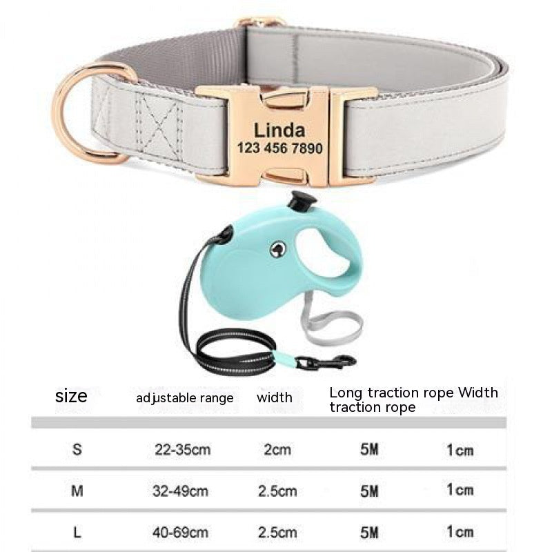 Gold Anti-Loss Dog Tag for Pets