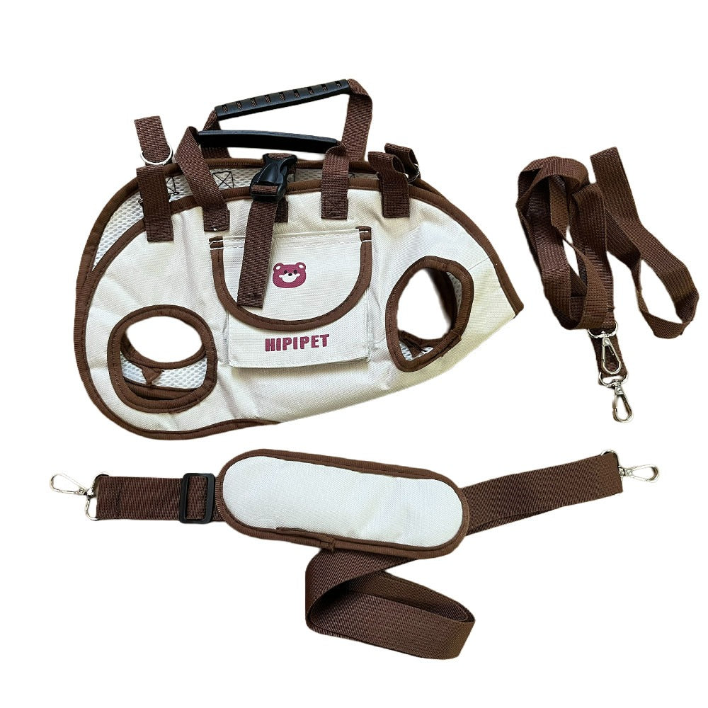 3-Piece Outdoor Dog Backpack Set with Leash & Harness
